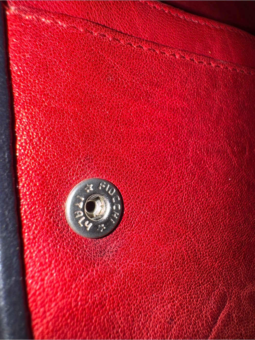 Miu Miu Vintage y2k Red Leather novelty Belt Buckle Wallet. - Picture 11 of 16